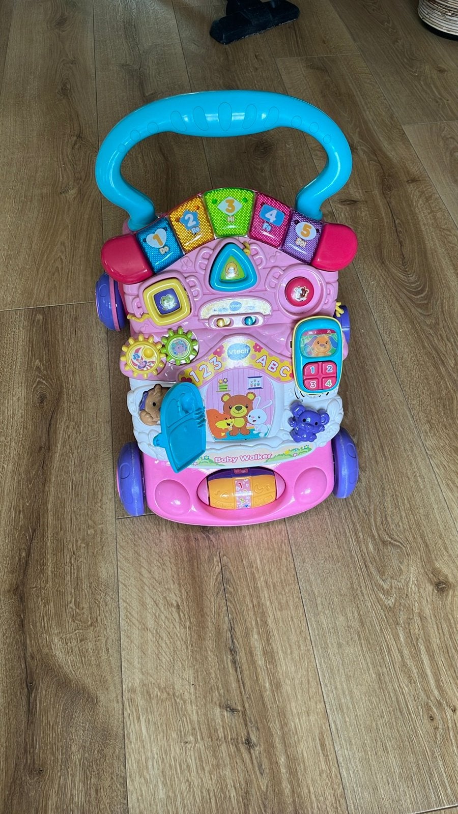 VTech Baby Walker Roze - Interactieve Loopwagen, Ophalen, Gebruikt, Overige typen, Met licht