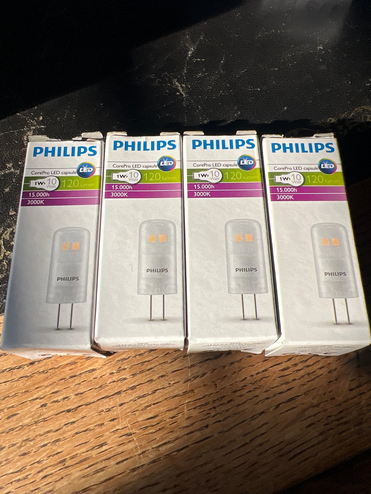 Philips CorePro LED capsule 1W (10W equivalent) G4 - 4 stuks, Philips, Led-lamp, Nieuw, Ophalen of Verzenden
