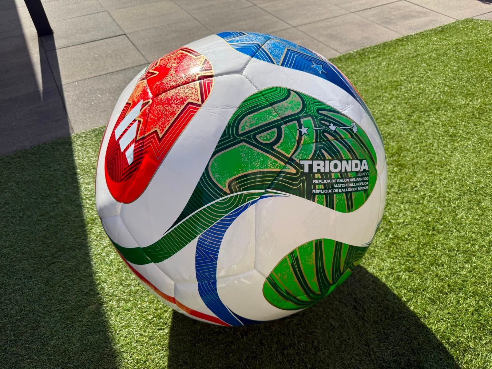 Fifa WK voetbal Trionda officieel 78 cm!, Maat XL, Ophalen, Zo goed als nieuw, Bal