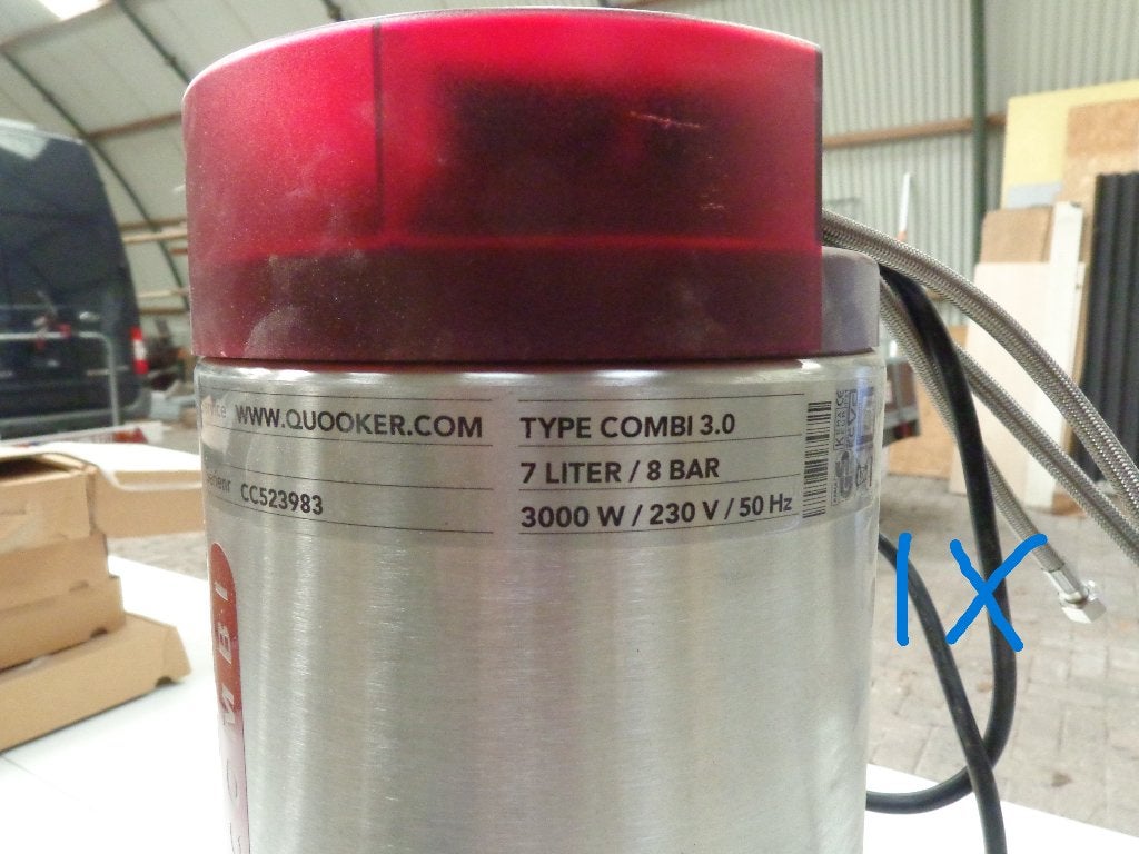 Quooker Combi 3.0 en PRO3-VAQ B Boilers (Nieuw), Installatie