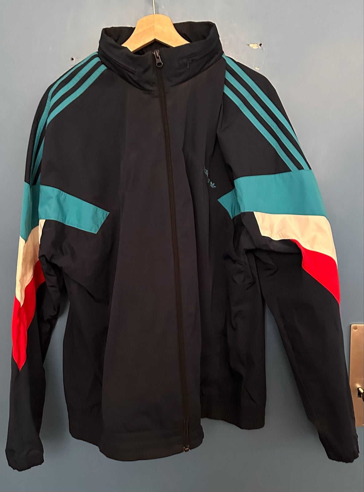 Adidas Originals Palmeston Windbreaker Maat L DJ3449, Ophalen of Verzenden, Gedragen, Maat 52/54 (L), Meerkleurig