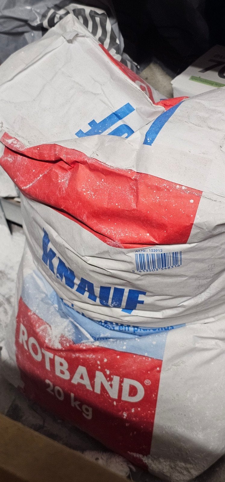 Knauf Rotband Stucgips 20 kg en fix and finish, Ophalen