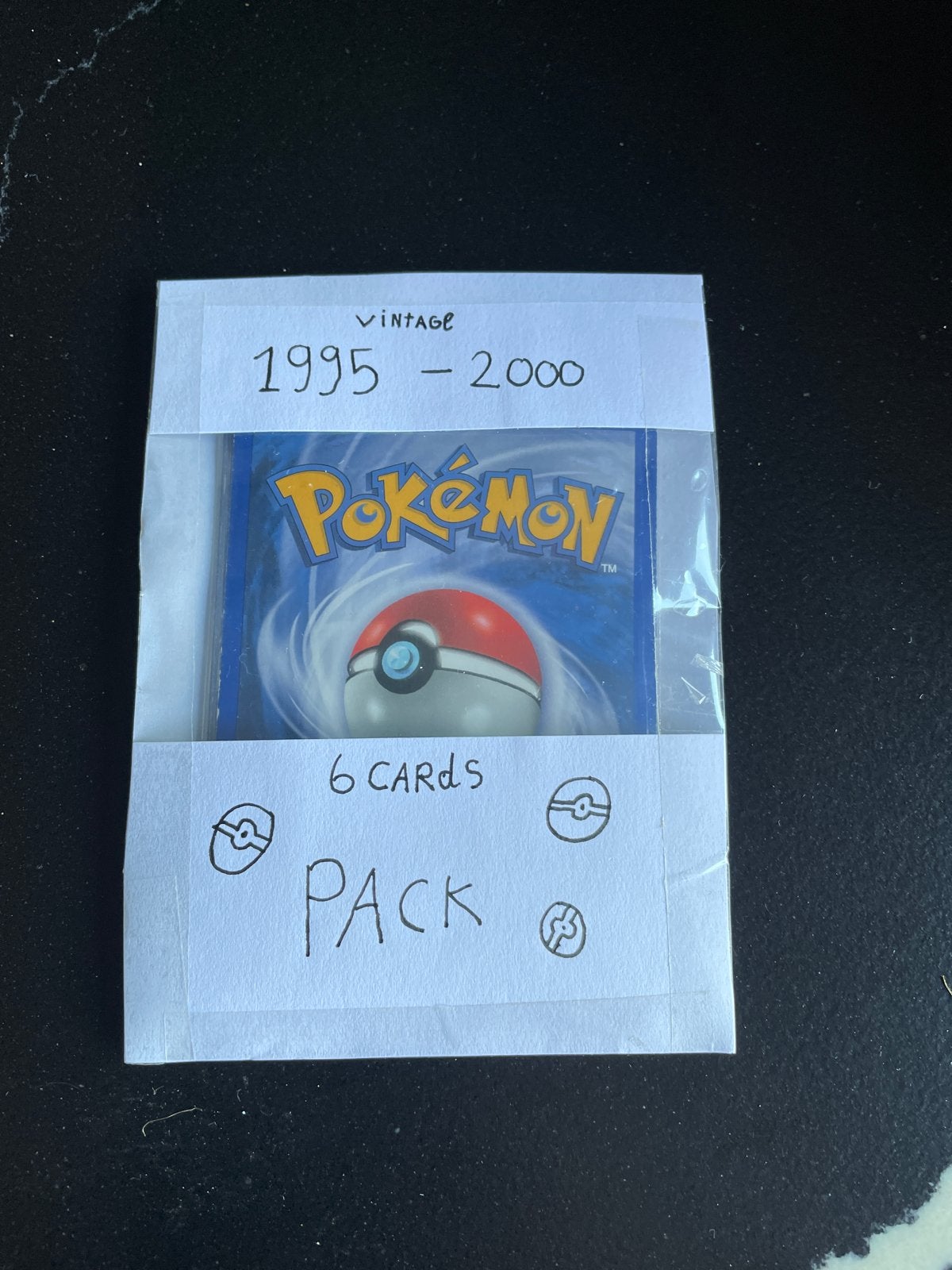 Vintage Pokémon Kaarten Pakket (1995-2000) - 6 Kaarten, Ophalen of Verzenden, Gebruikt, Meerdere kaarten