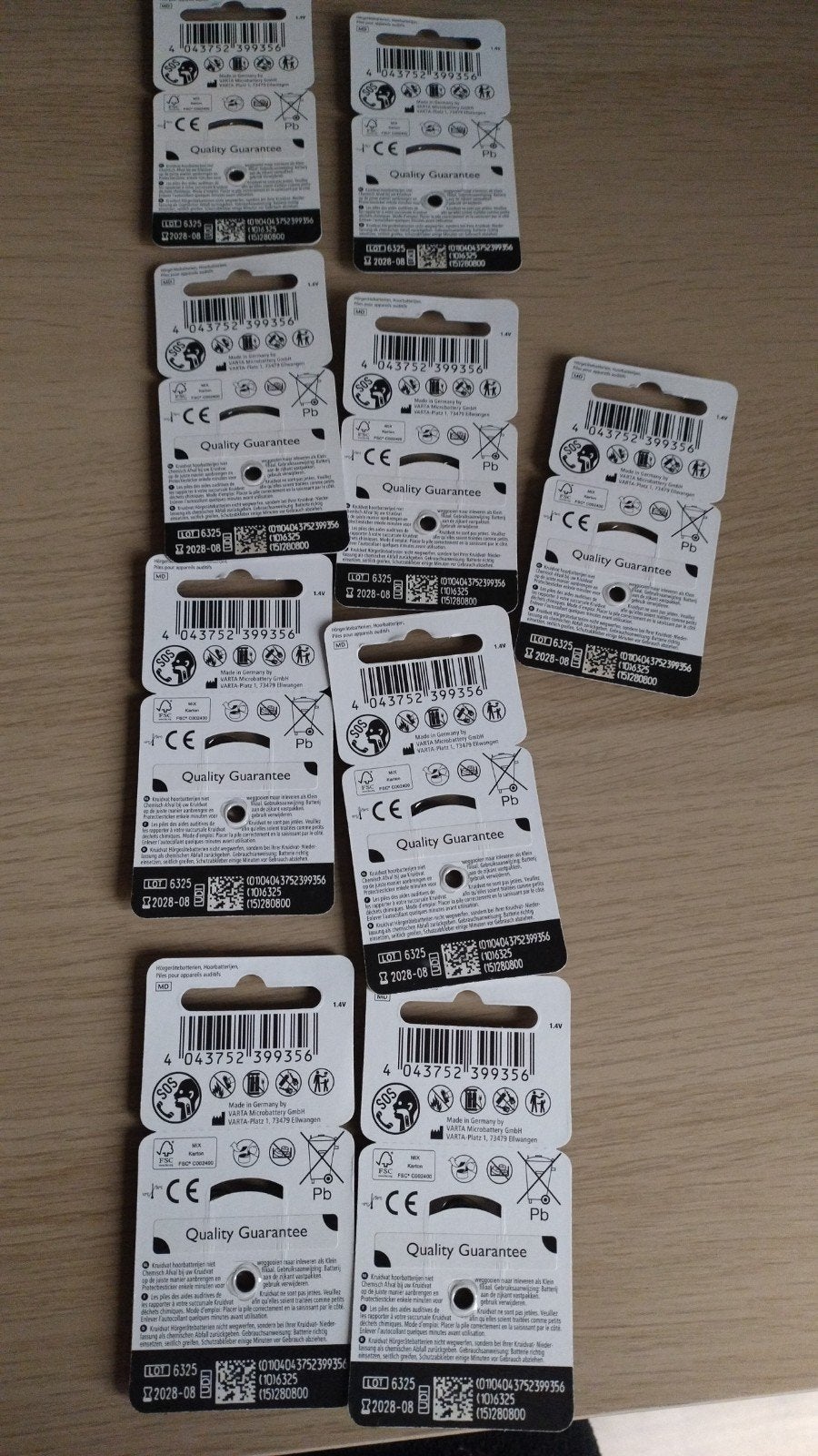 Kruidvat Hoorbatterijen hoortoestel Type 312 (9 stuks), Ophalen, Nieuw
