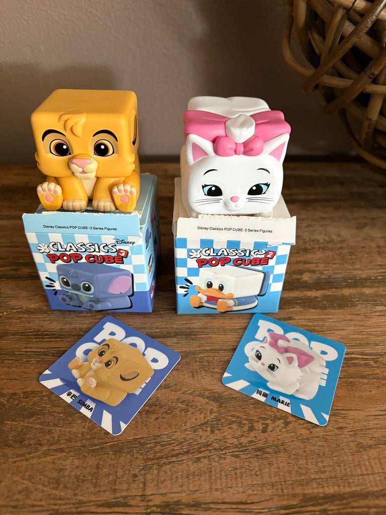 Disney Pop Cube - Simba & Marie (Popmart), Ophalen of Verzenden, Nieuw, Jongen of Meisje