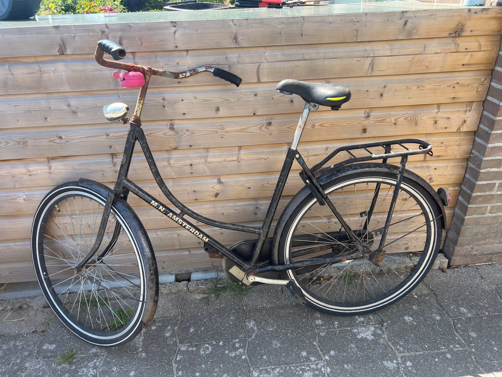 Omafiets / opoefiets / kroegenfiets, Fietsen en Brommers, Ophalen, Gebruikt, Terugtraprem