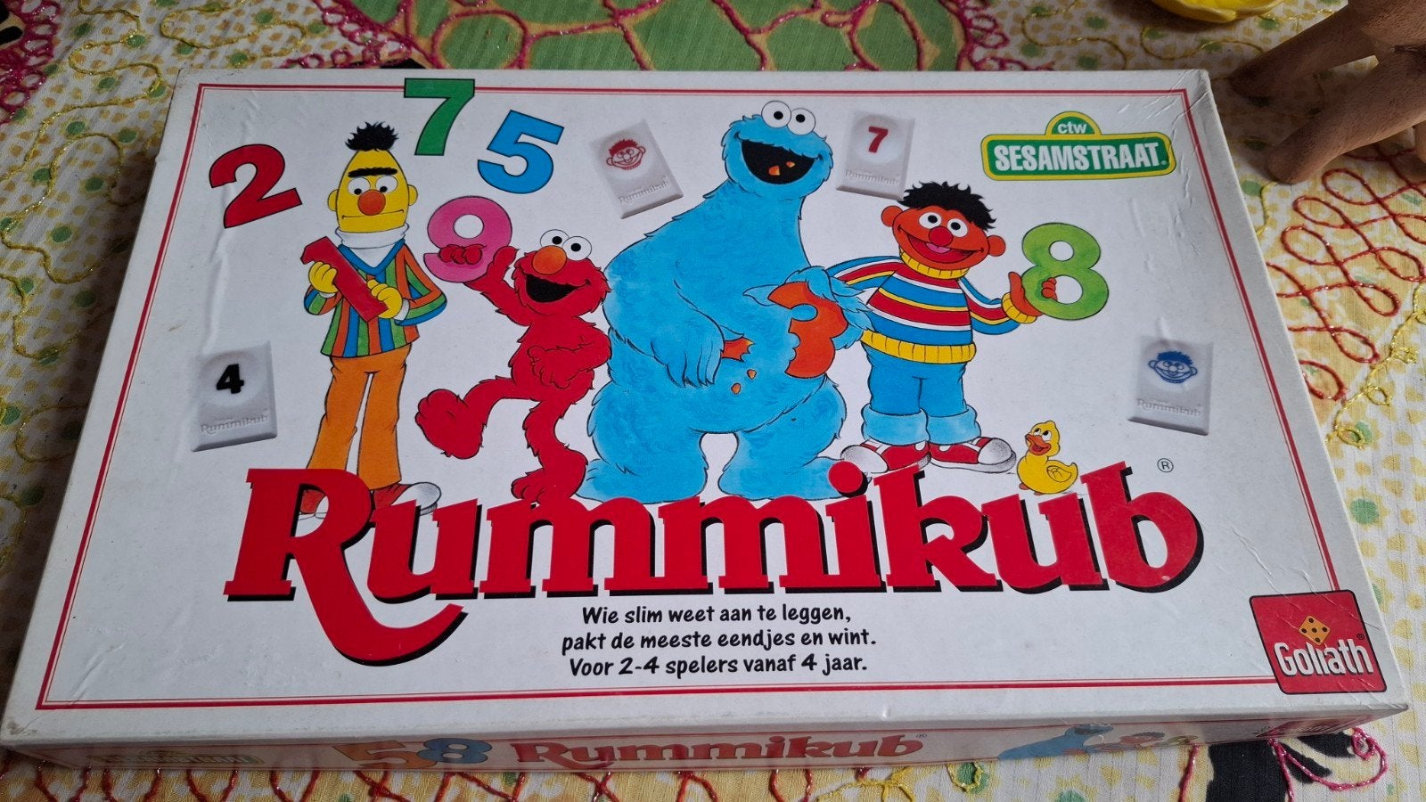 Rummikub Sesamstraat vintage goliath bert en ernie, Ophalen of Verzenden