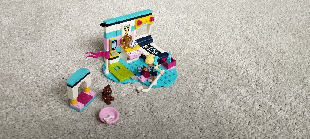 LEGO Friends Stephanie's slaapkamer 41328 COMPLEET!, Lego, Compleet, Friends, Ophalen of Verzenden