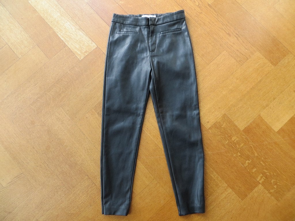Zara leren broek verstelbaar elastiek in taille Mt 140, Broek, Meisje, Ophalen of Verzenden, Zo goed als nieuw
