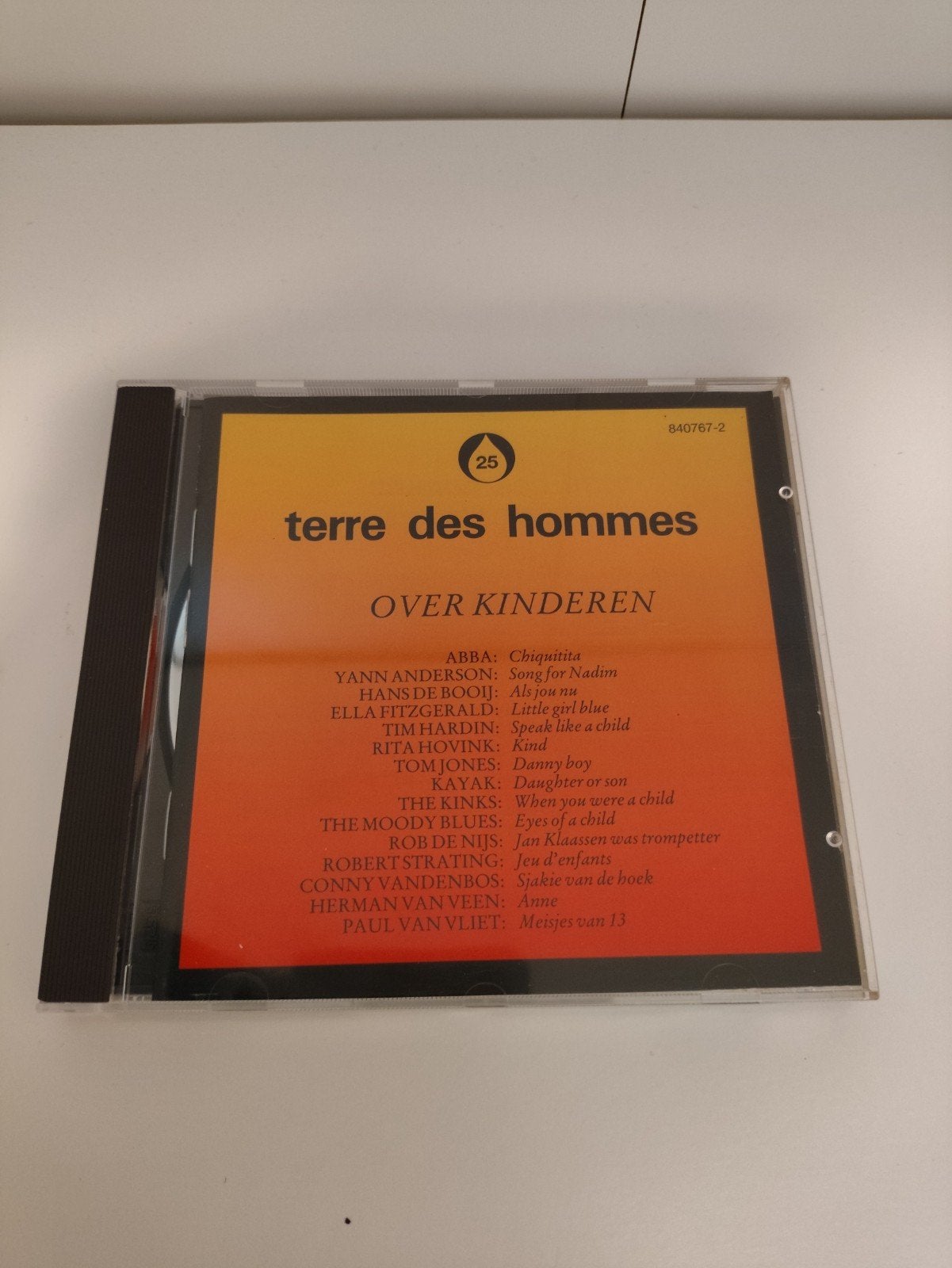 Terre des Hommes - Over Kinderen CD (Diverse Artiesten), Ophalen of Verzenden, Gebruikt, Verzamelalbum