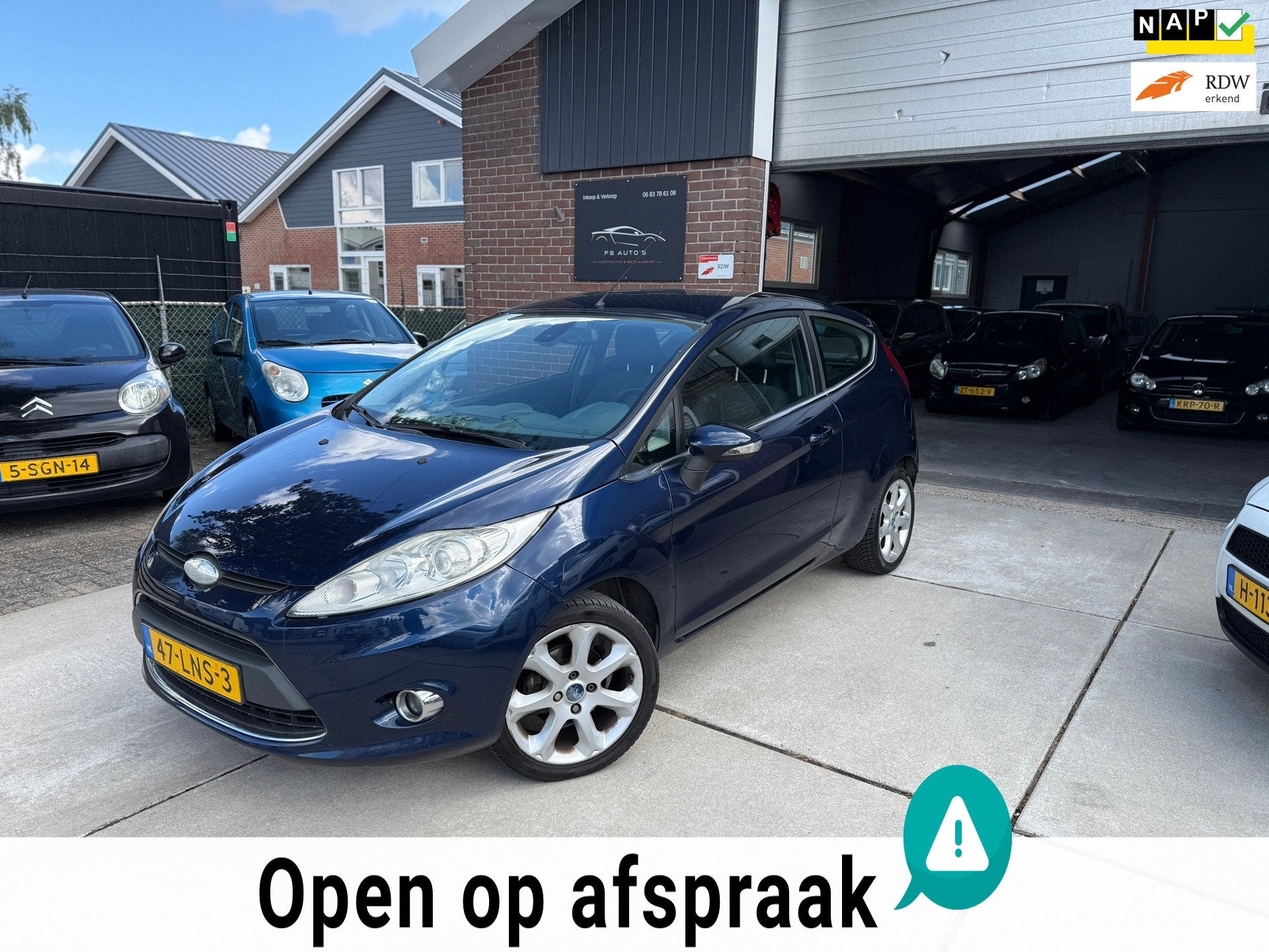 Ford Fiesta 1.25 Titanium|NEW APK|1e EIGENA|AIRCO|NAP KM|CRU, Auto's, Voorwielaandrijving, Euro 5, Stof, 4 cilinders