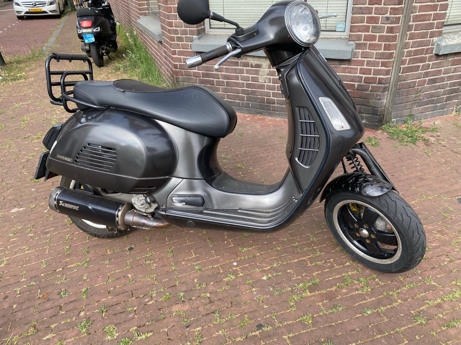 Vespa GTS 300 Super Sport - Mat Zwart Akrapovic, Gebruikt, Overige modellen, 300 cc, Ophalen of Verzenden