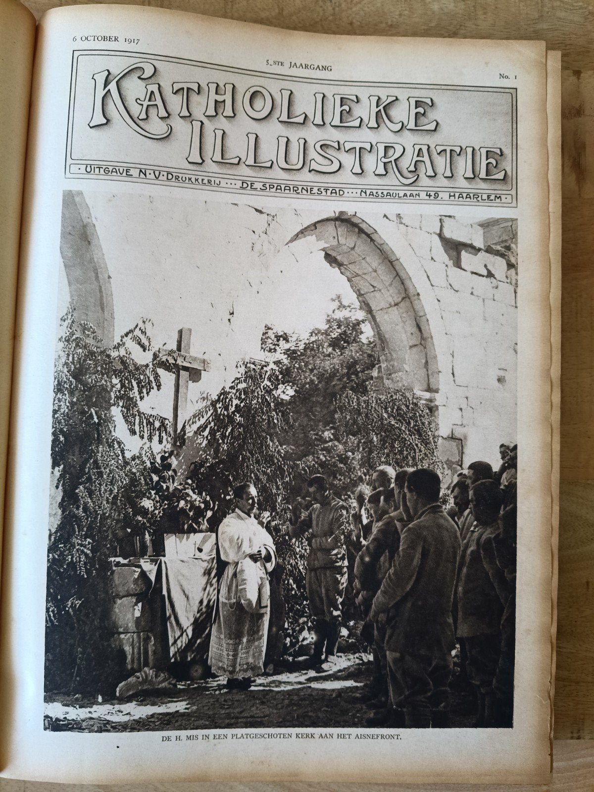Katholieke Illustratie Jaargang 1917-1918, Boeken, Tijdschriften en Kranten, Ophalen of Verzenden, Gelezen, Overige typen