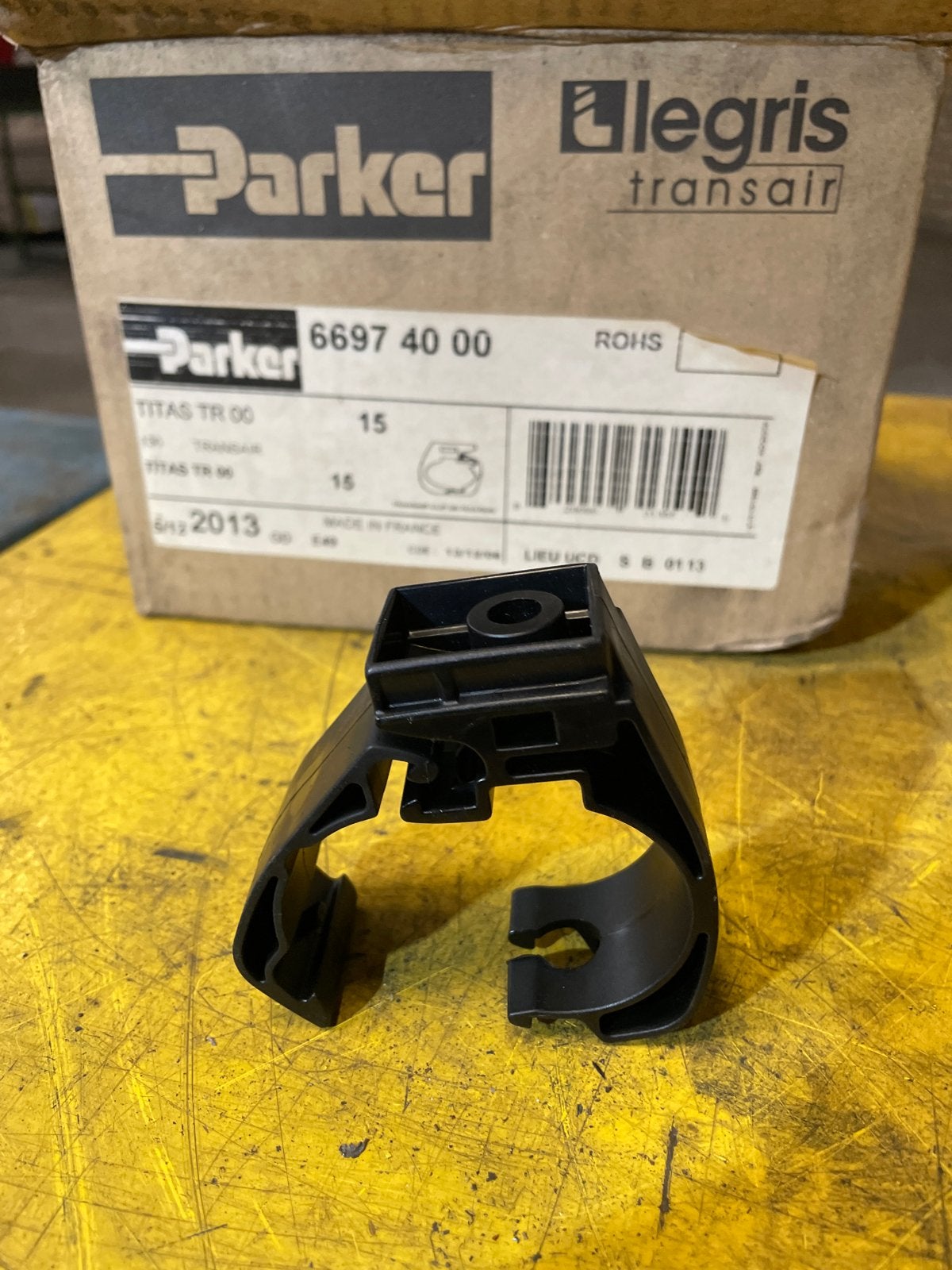 60 x Parker Legris Transair 6697 40 00 Bevestigingsclip, Ophalen, Nieuw