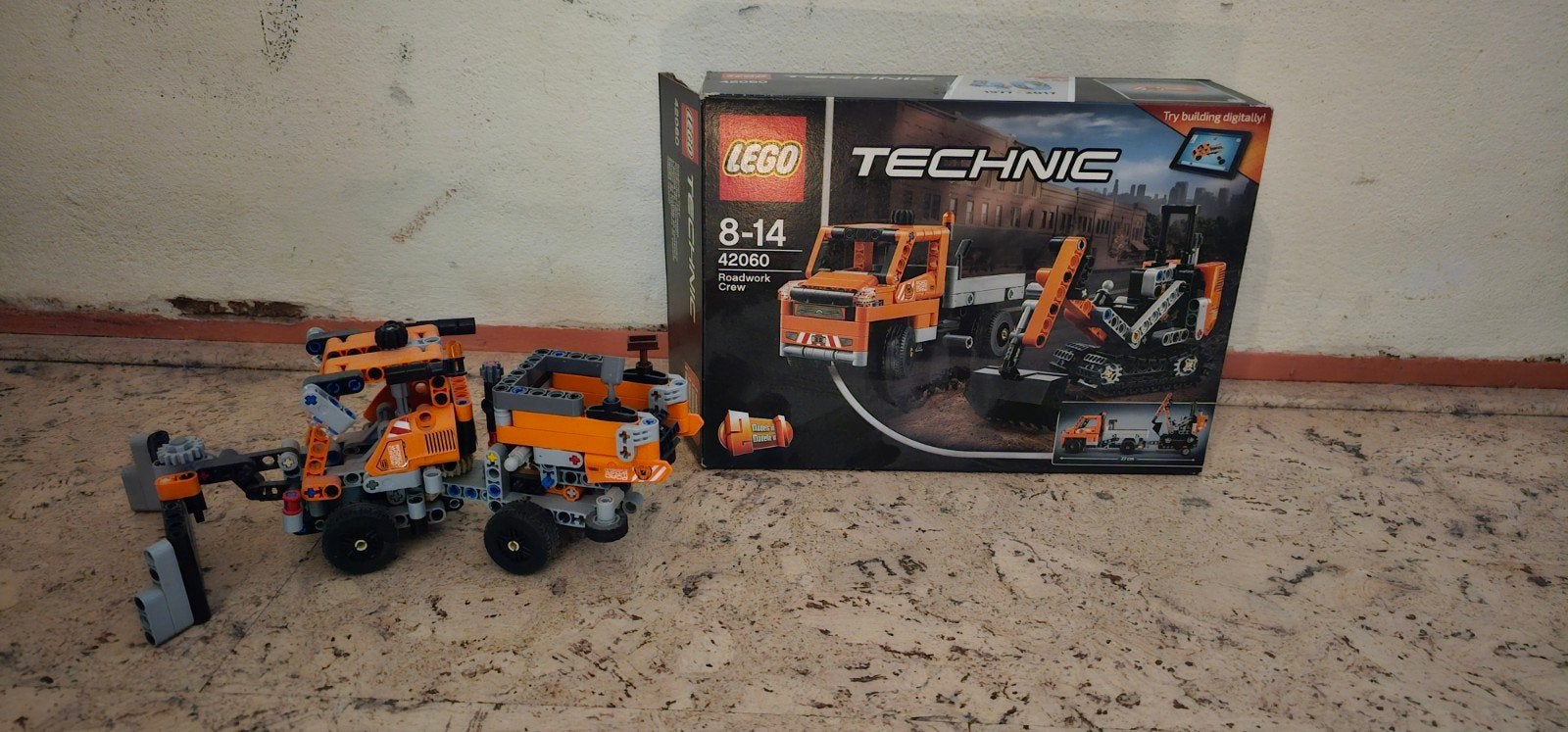 Lego technic roadwork crew, Ophalen of Verzenden, Zo goed als nieuw