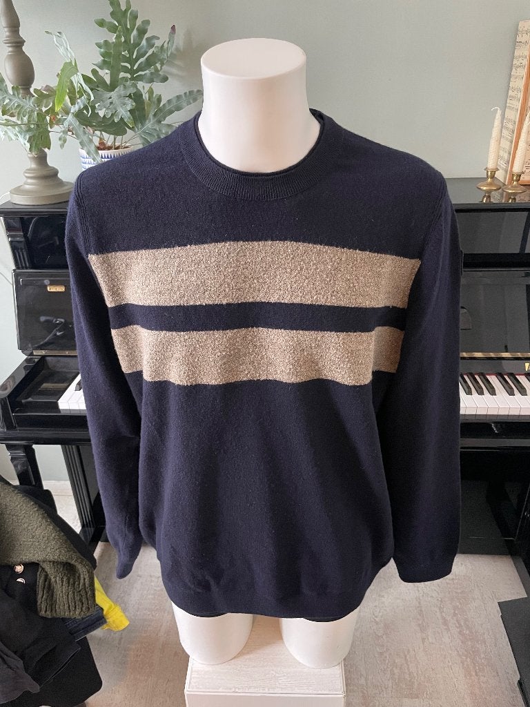 Vanguard Wollen Trui Sweater maat XL, Kleding | Heren, Truien en Vesten, Blauw, Maat 56/58 (XL), Ophalen of Verzenden, Zo goed als nieuw