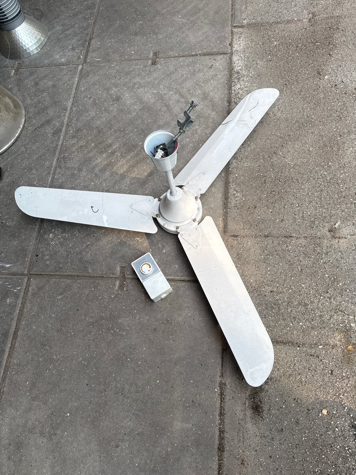 Plafondventilator met bediening - Gebruikt, Ophalen, Ventilator met afstandsbediening, Gebruikt, Plafondventilator