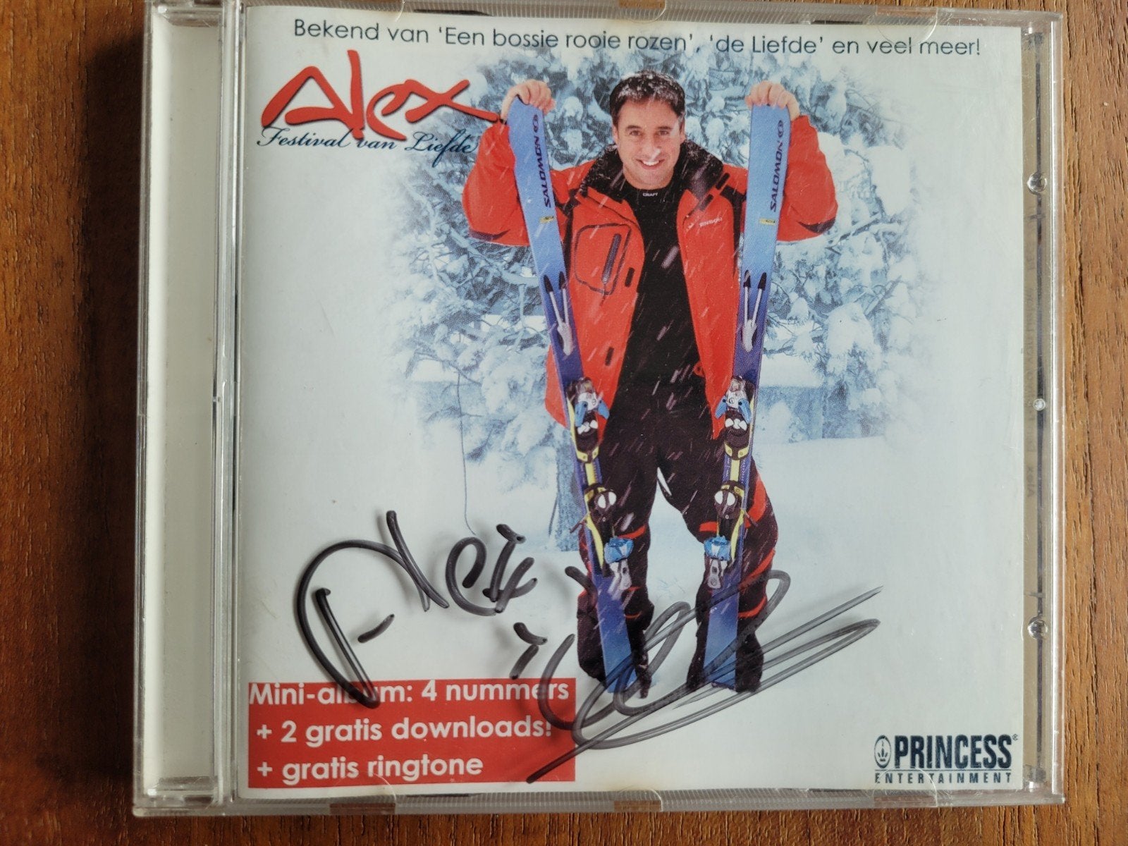 Alex - Festival van Liefde (Mini-album) Gesigneerd, EP, Ophalen of Verzenden, Zo goed als nieuw, Levenslied of Smartlap