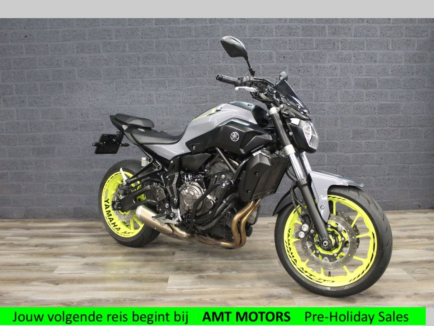 YAMAHA MT 07 ABS (bj 2016) 32,802 km NARDO GREY 35KW A2 gesc, 2 cilinders, Bedrijf, Onbekend, YAMAHA
