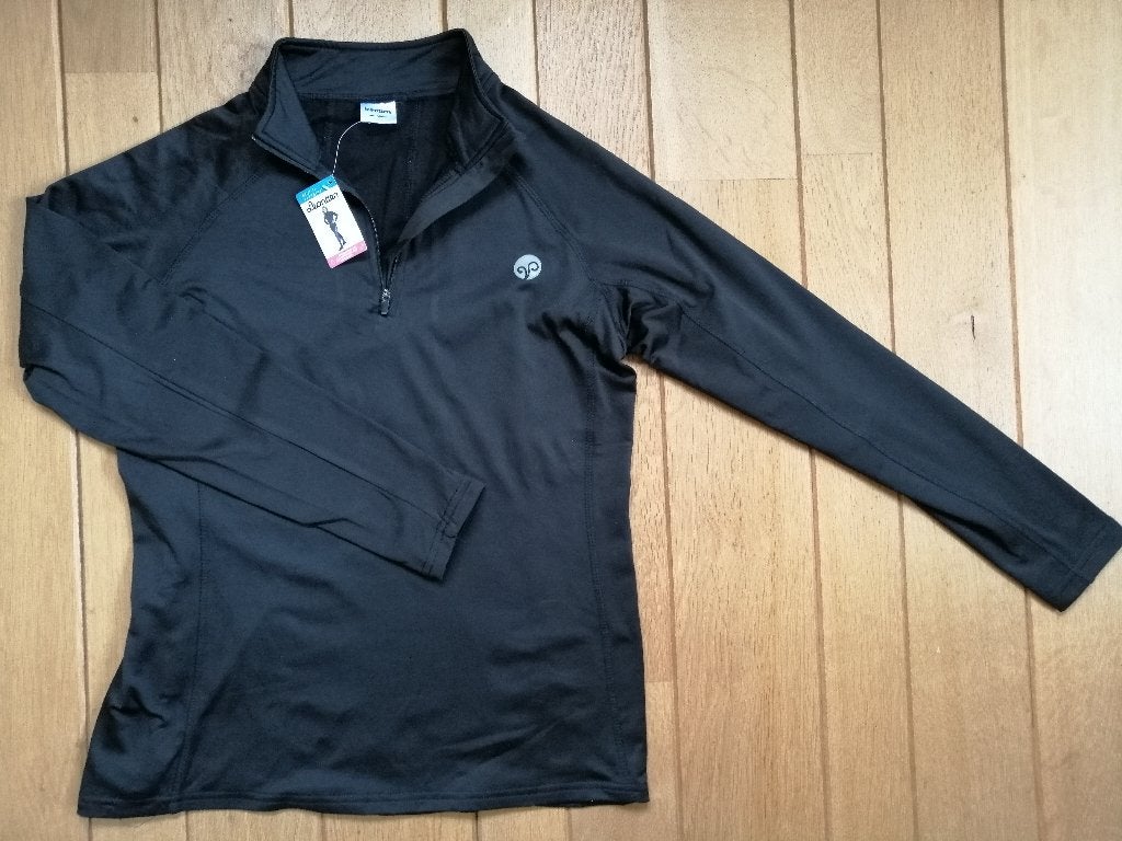 LEONTIEN sport shirt lange mouw zwart maat M - nieuw -, Leontien, Ophalen of Verzenden, Nieuw, Zwart