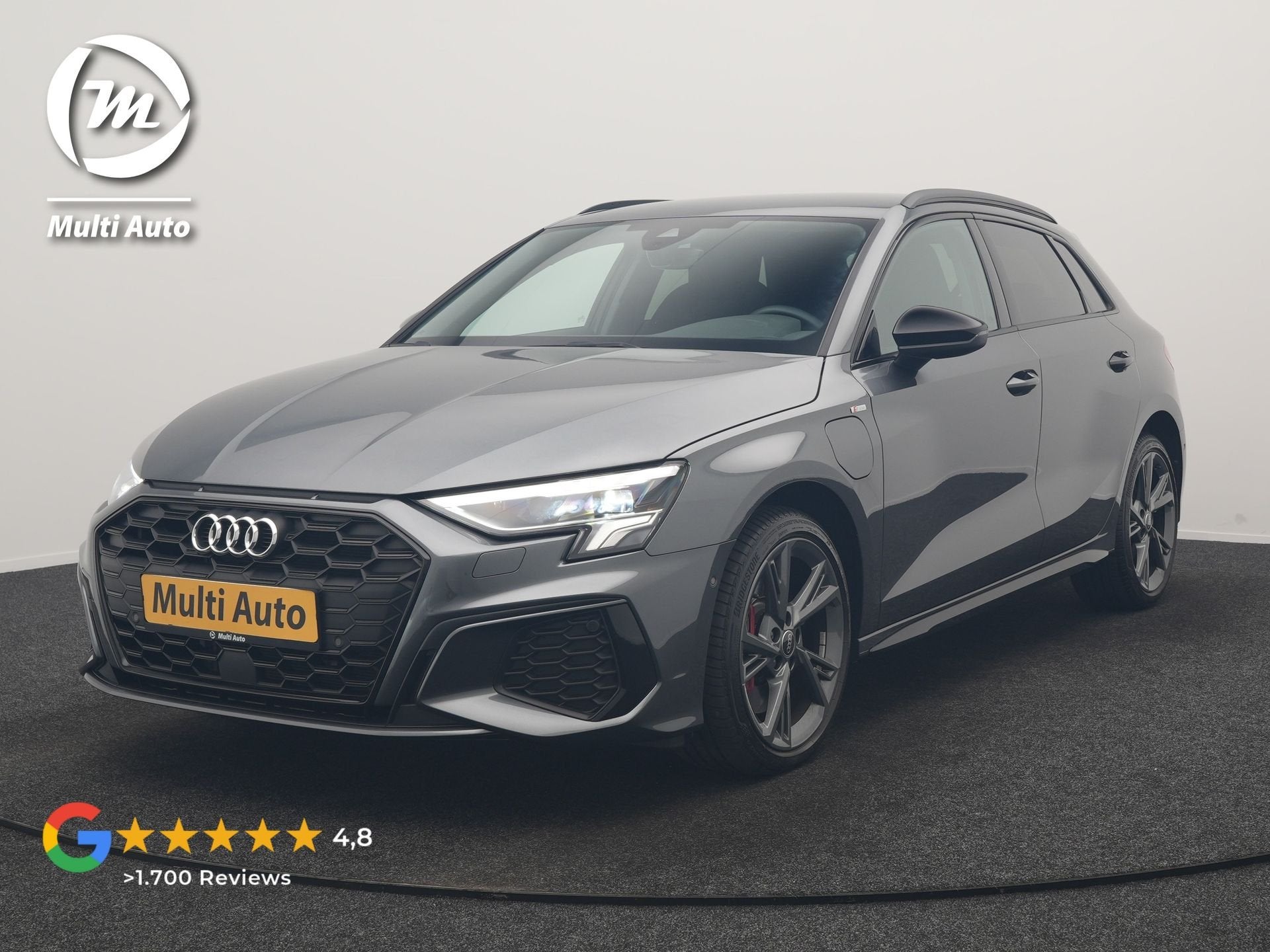 Audi A3 Sportback 45 TFSI e S Line PHEV 245pk Dealer O.H. |, Dealer onderhouden, Stof, Gebruikt, Zwart