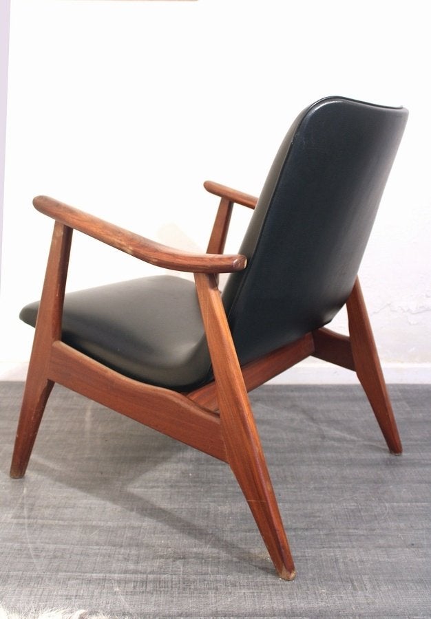 Webe chair Louis van Teeffelen - jaren 50 design fauteuil, Huis en Inrichting, Fauteuils, Gebruikt, -, VINTAGE MID CENTURY DESIGN