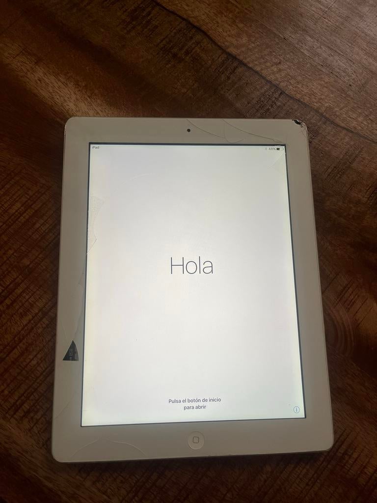 Apple iPad (oud model) - Gebruikt met beschadigd scherm, Computers en Software, Apple iPads, 10 inch, Apple iPad, Ophalen of Verzenden
