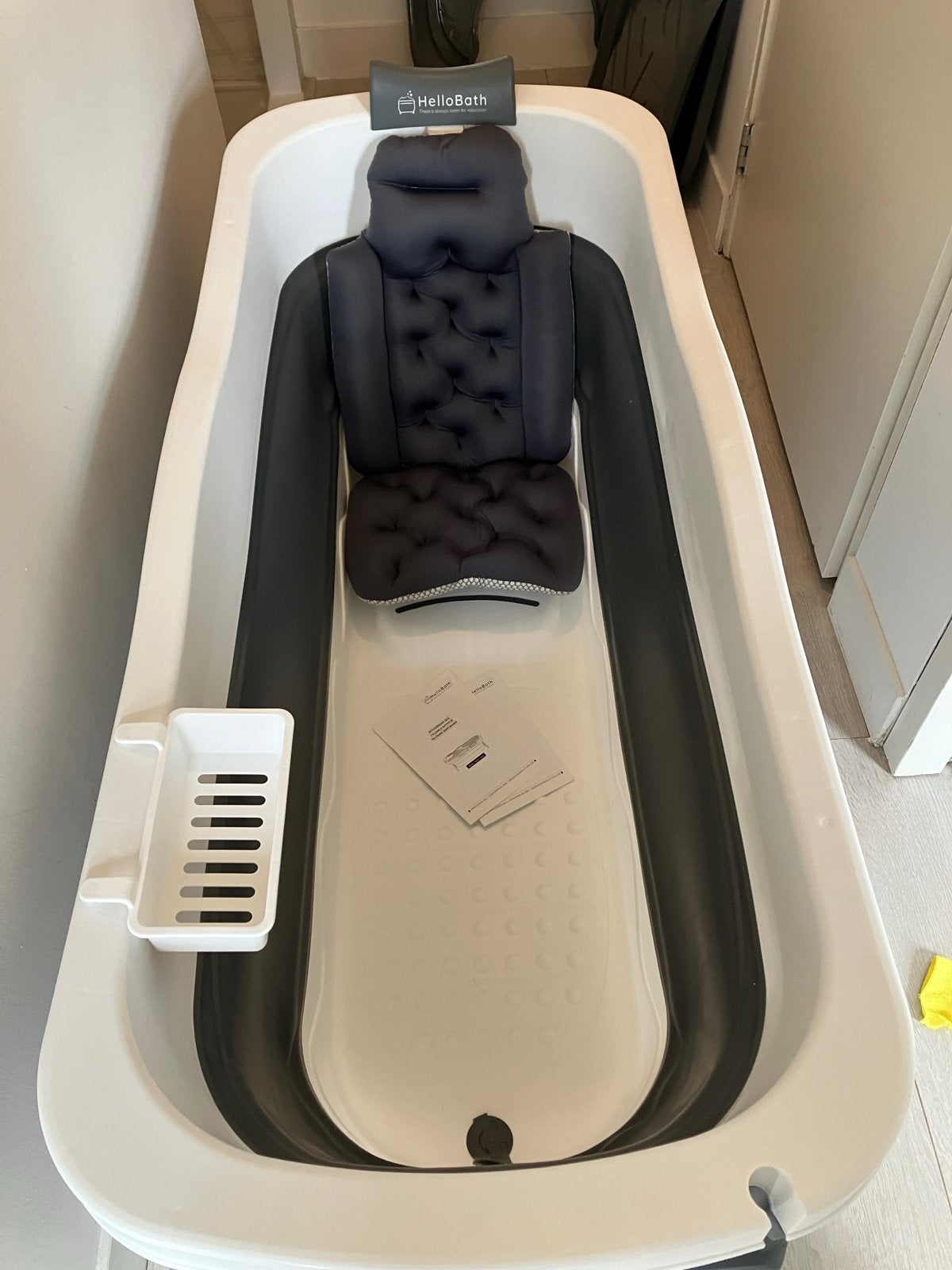 Opvouwbaar ligbad 200 L (HelloBath), Huis en Inrichting, Ophalen, Overige typen, Nieuw, 50 tot 100 cm