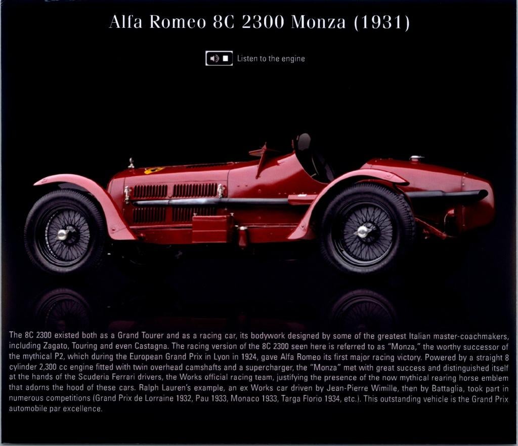 Alfa Romeo 8C 2300 Monza (1931) fotokaart, Verzenden, Zo goed als nieuw, Auto's