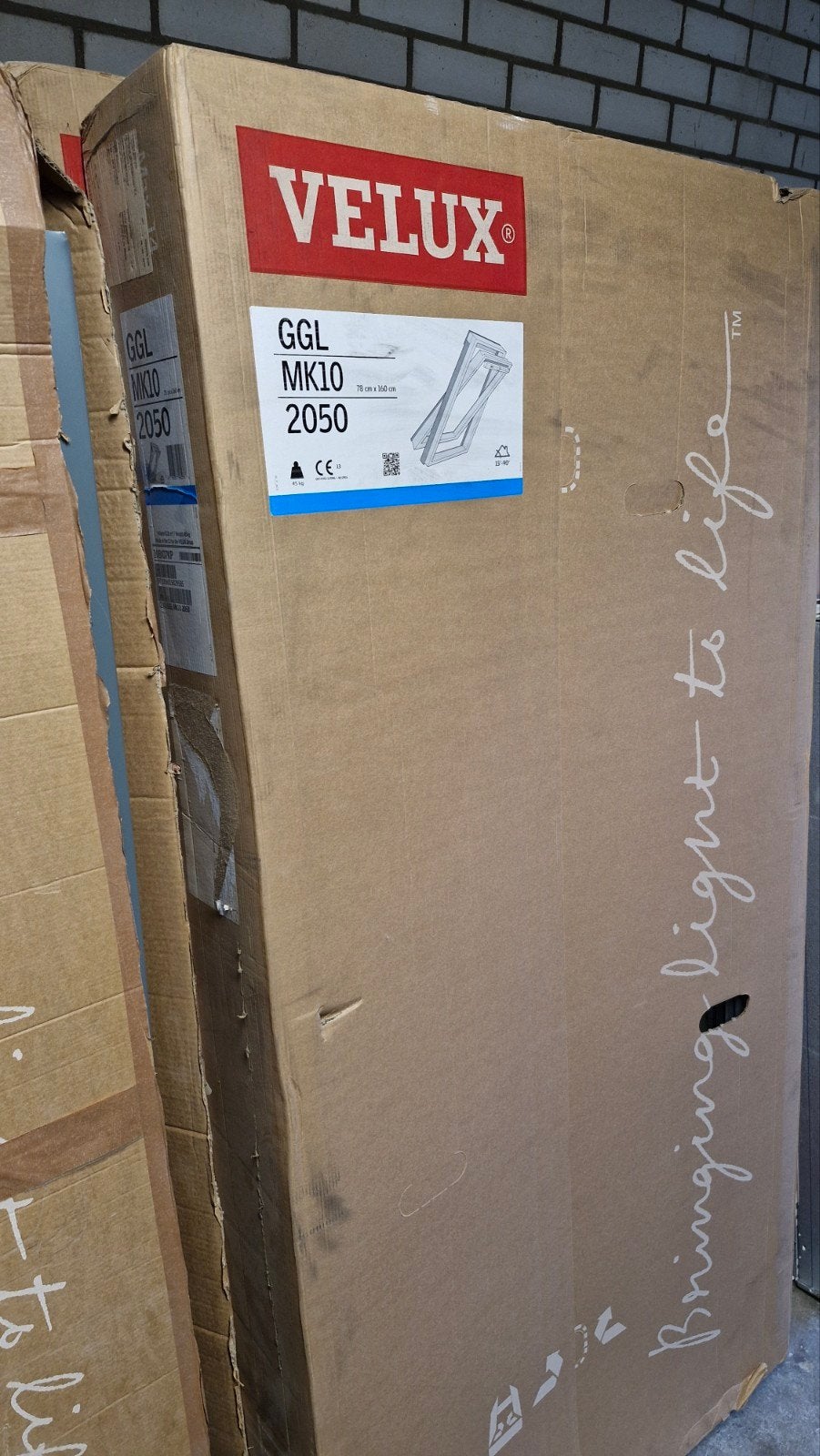3 st. Velux GGL MK10 Dakraam 78x160 Nieuw wit + gootstukken, Doe-het-zelf en Verbouw, Glas en Ramen, Ophalen, 80 tot 120 cm, 120 tot 160 cm