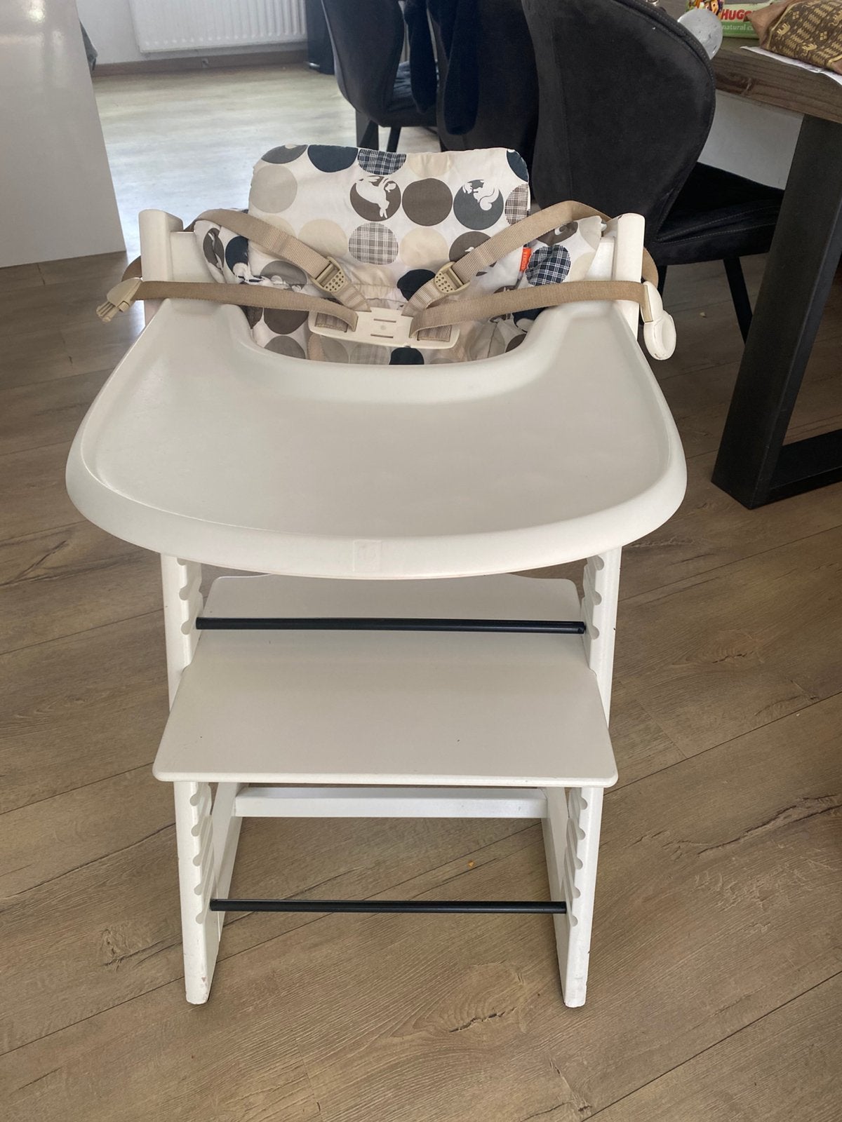 Stokke triptrap incl accessoires, Kinderen en Baby's, Kinderstoelen, Ophalen, Gebruikt, Meegroeistoel, Gordel(s)