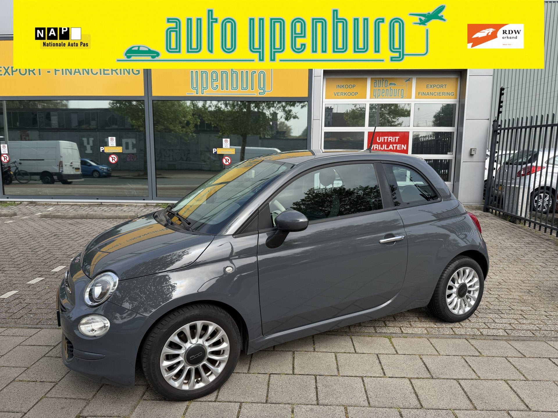 Fiat 500 1.2 Popstar * 68.819 Km * Airco * NIEUWSTAAT *, Auto's, Voorwielaandrijving, Stof, 4 cilinders, 840 kg