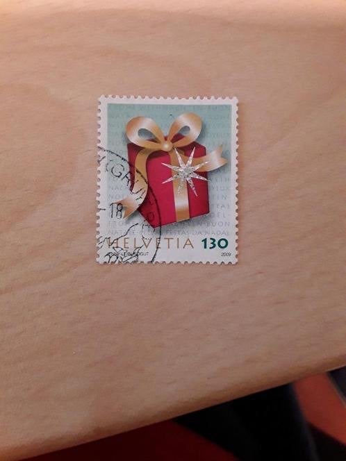 2009 zwitserland pakje, cadeautje, Verzenden, Gestempeld