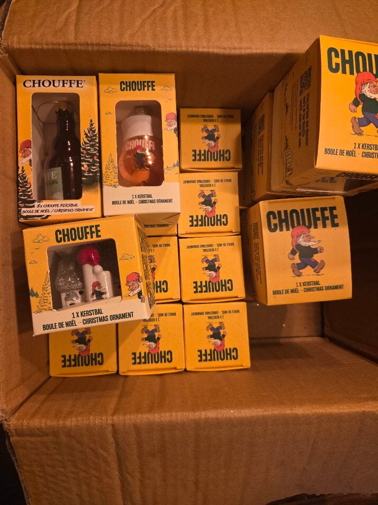 Limited edition la chouffe kerstballen, Ophalen of Verzenden, Nieuw, Overige typen, Overige merken