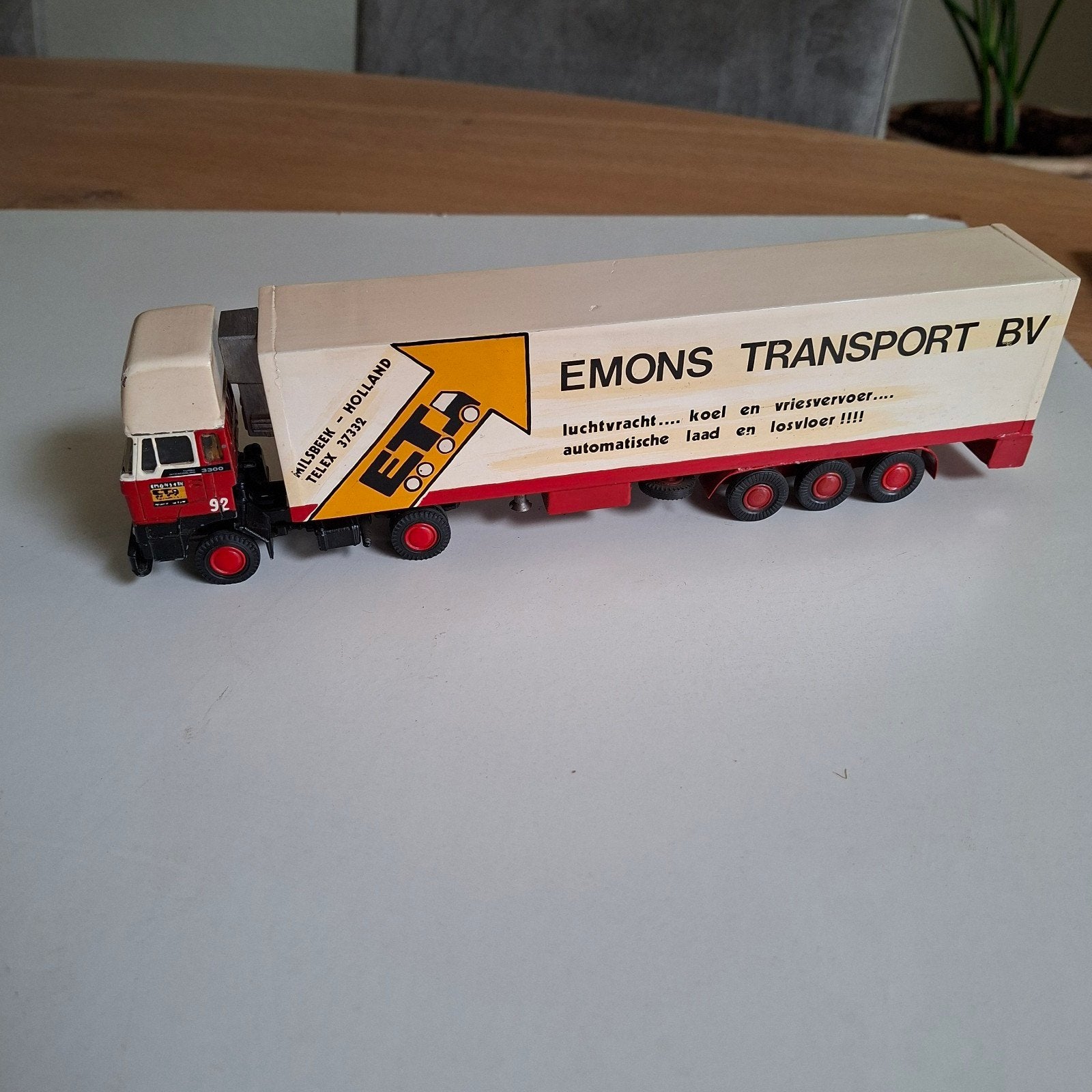 Lion Toys Zelfbouwer DAF 3300 Emons Transport, Hobby en Vrije tijd, Ophalen of Verzenden, Gebruikt