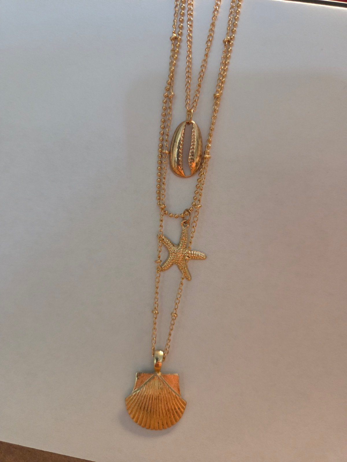 ️ ketting schelp/zeester, Ophalen of Verzenden, Nieuw