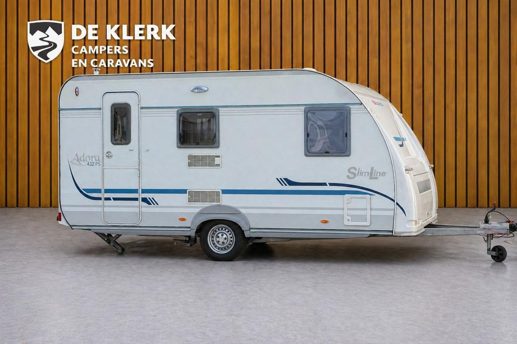 Adria ADORA 432 PS SLIM LINE (bj 2008), Ringverwarming, Dakluik, Overige brandstoffen, Info@deklerkcaravans.nl