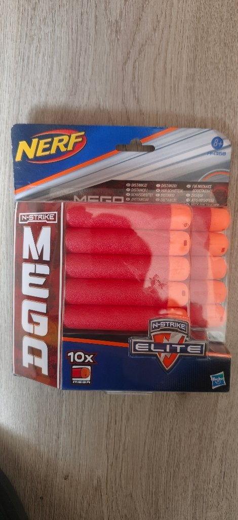 Nerf N-Strike Elite Mega 10 darts navulpak nieuw, Kinderen en Baby's, Speelgoed | Buiten | Actiespeelgoed, Ophalen of Verzenden