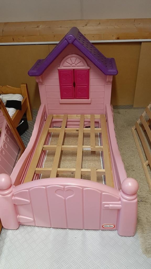 Little Tikes peuterbed huisje, Ophalen, Gebruikt, 70 tot 85 cm, 140 tot 160 cm
