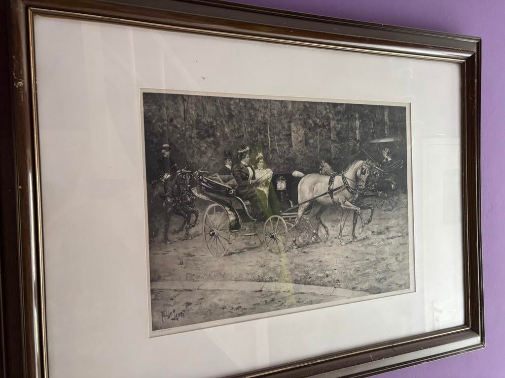Mooie photogravure, Antiek en Kunst, Ophalen