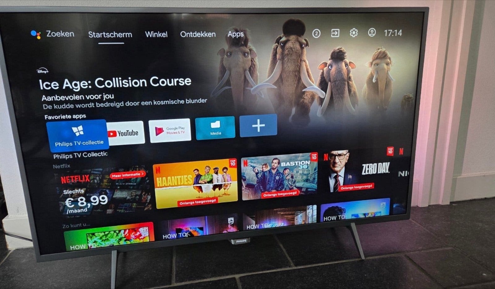 Philips 43PUS6401/12 4K UHD Smart TV, Ophalen, Philips, 50 Hz, 100 cm of meer