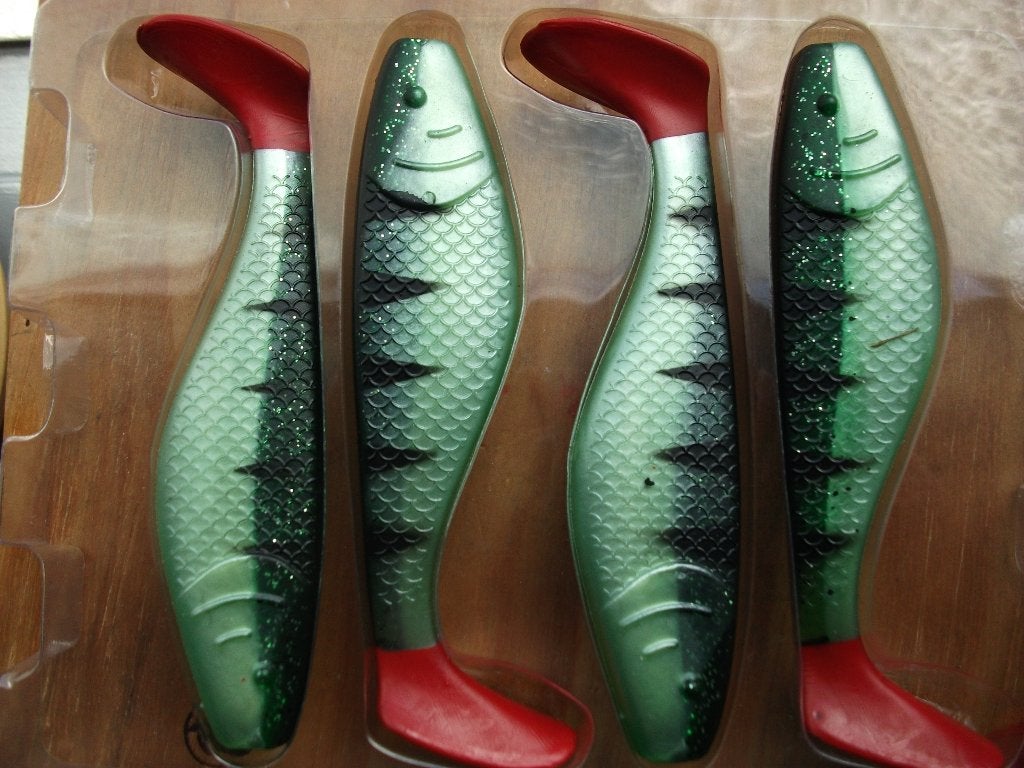 4 stuks Iron Claw Belly Boy roofvis shads / kunstaas shads, Ophalen of Verzenden, Nieuw, Overige typen