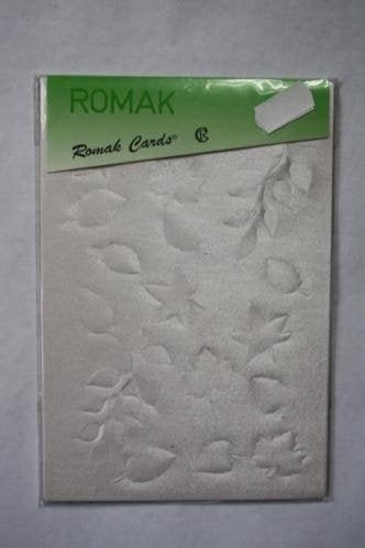 Romak Microstansjes blaadjes ivoorwit satijnglans, Ophalen of Verzenden, Nieuw, Overige thema's, Overige typen