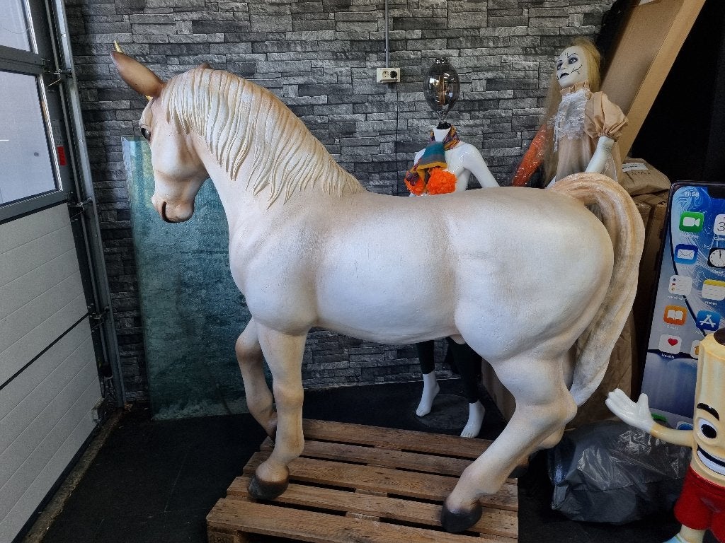 MOET WEG!! XXL Eenhoorn / Unicorn beeld polyester, Ophalen, Nieuw, Dier