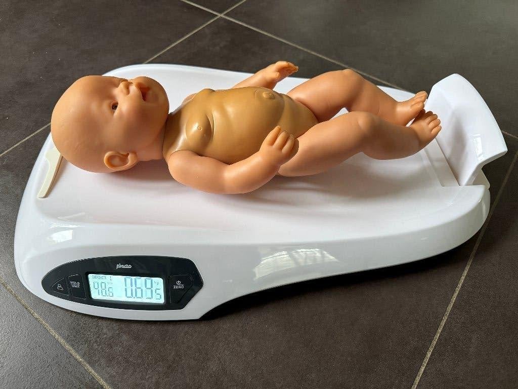 Alecto BC-60BT babyweegschaal wit, Kinderen en Baby's, Ophalen of Verzenden, Gebruikt