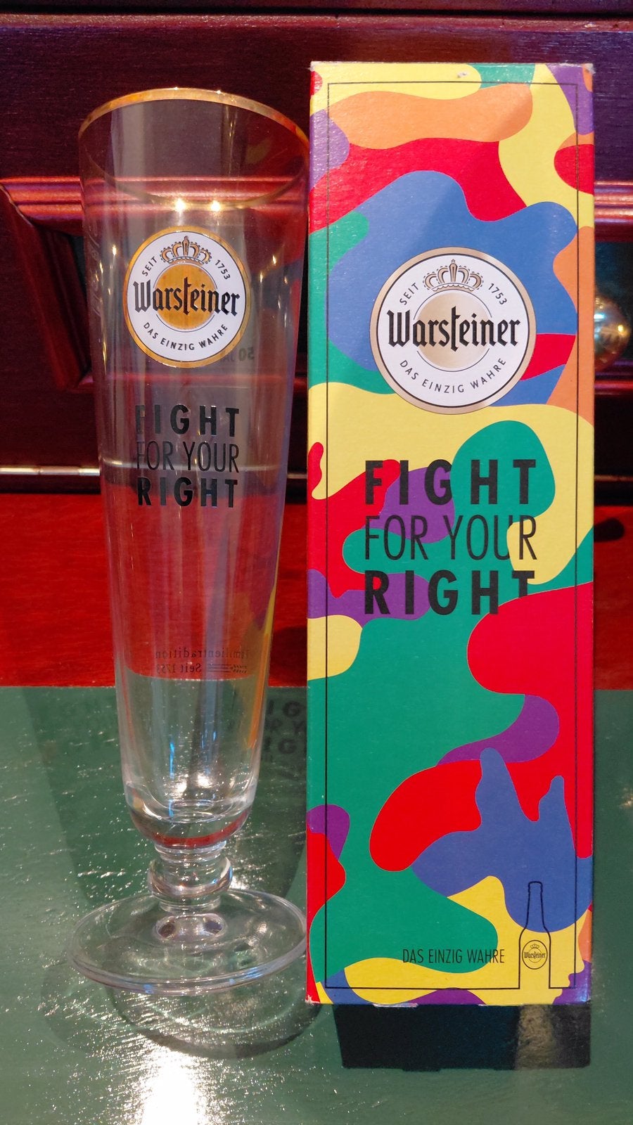 Warsteiner Fight for your right – CSD 2019 – met doosje, Verzamelen, Ophalen of Verzenden, Zo goed als nieuw, Overige typen