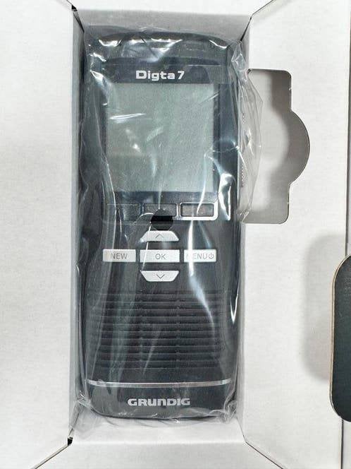Grundig Digta 7 Digitale Dicteerrecorder met Dockingstation, Ophalen of Verzenden, Nieuw
