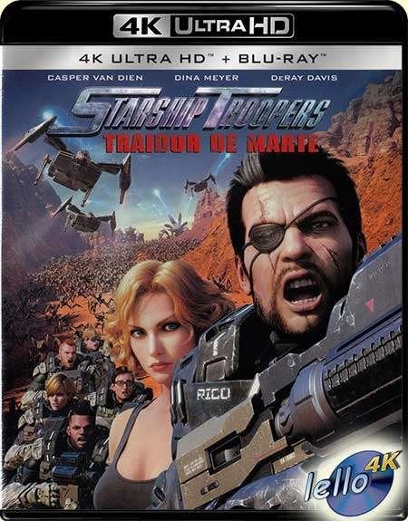 Blu-ray 4K: Starship Troopers: Traitor of Mars (2017) ES NLO, Ophalen of Verzenden, Nieuw in verpakking, 4K Ultra HD Blu-ray, Tekenfilms en Animatie