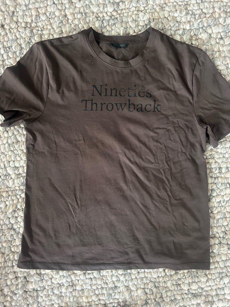 Nog in nieuwstaat ZARA bruin shirt maat S, Bruin, Zara, Ophalen of Verzenden, Zo goed als nieuw