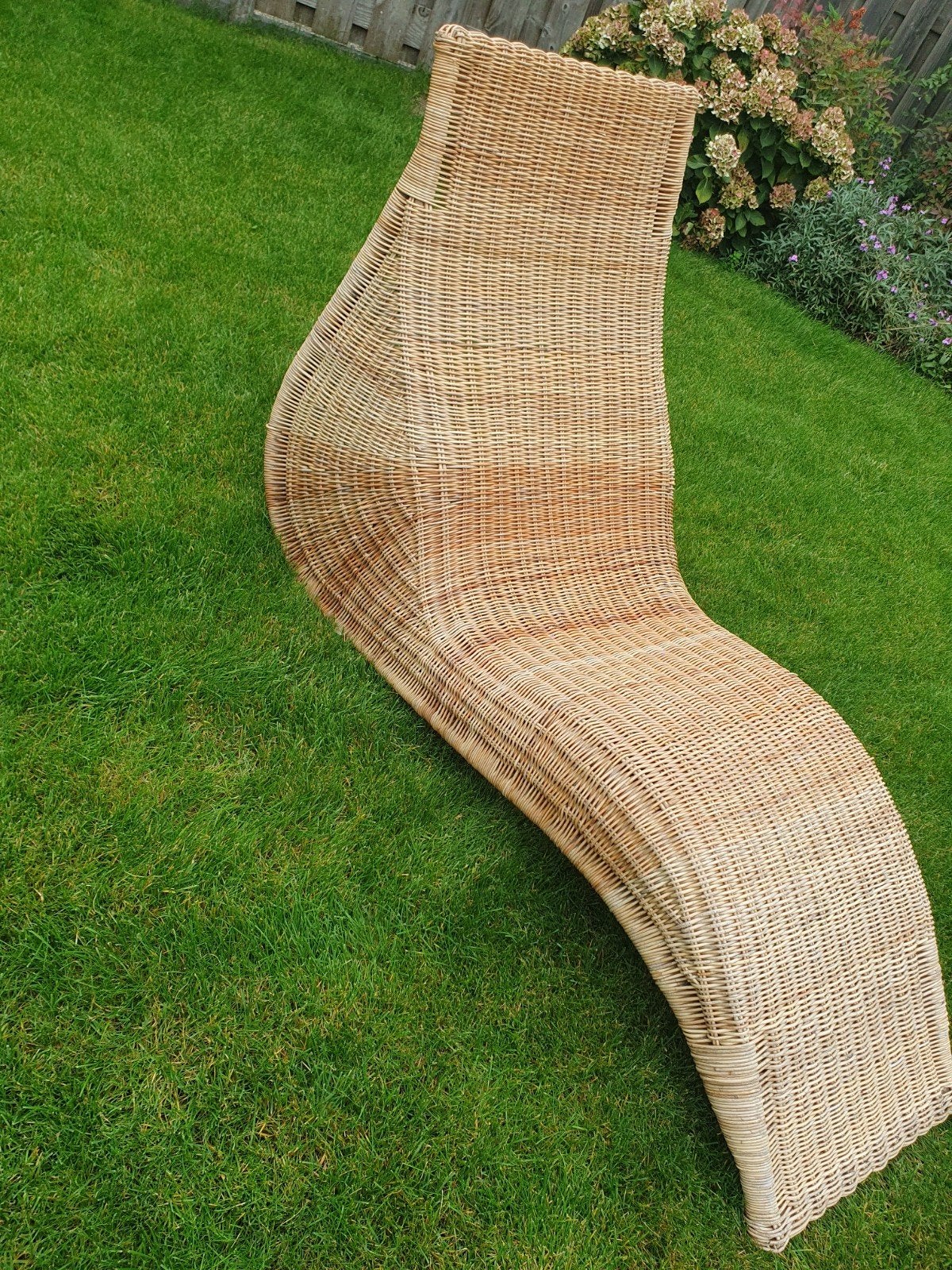 Ikea Karlskrona chaise longue, Tuin en Terras, Ophalen, Zo goed als nieuw, Rotan